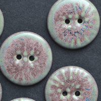 8 pcs. 23mm ceramic buttons Eggplant