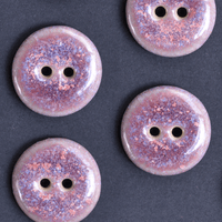 8 pcs. 17-18mm ceramic buttons magenta sky