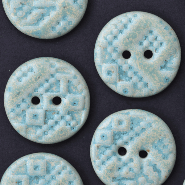 20mm porcelain buttons riptide