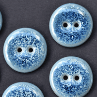 20mm porcelain buttons frosted