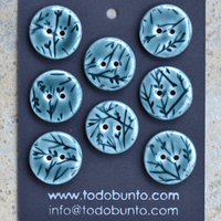 20mm porcelain buttons fog