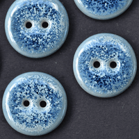 20mm porcelain buttons frosted