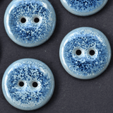 20mm porcelain buttons frosted