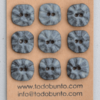 18mm ceramic buttons charcoal