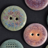 Ceramic buttons mix Lilac/Green