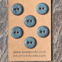 6 pcs 18mm ceramic buttons