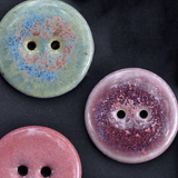 Ceramic buttons mix Lilac/Green