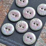 8 pcs. 23mm ceramic buttons Eggplant