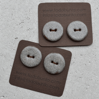 7x23mm ceramic buttons grey basalt