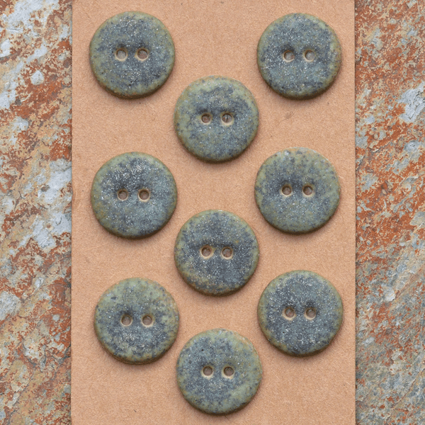 9 pcs. 18mm ceramic buttons mould