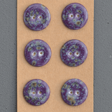 23mm porcelain buttons lilac sprinkle