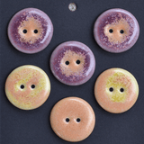 6 pcs. 22-23mm porcelain buttons mix