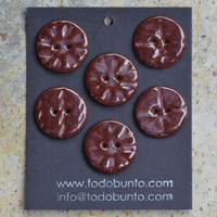 6 pcs. 23mm ceramic buttons